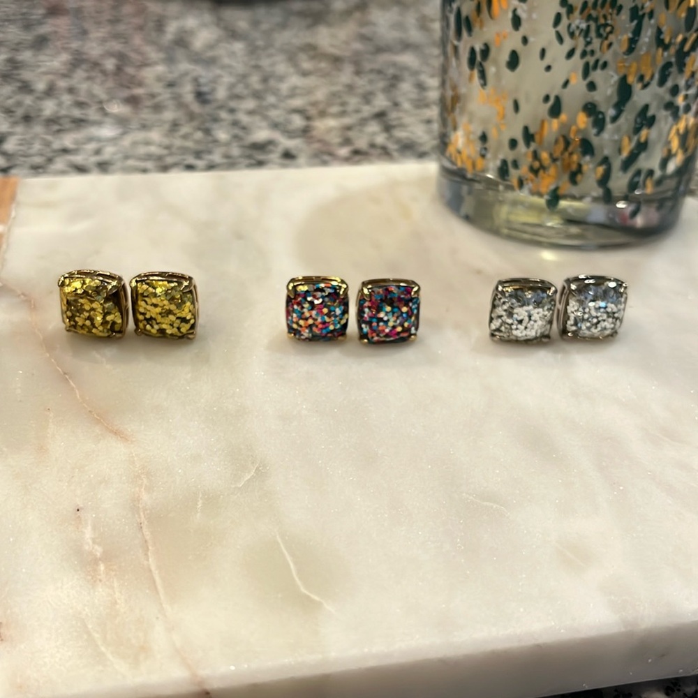 kate spade Gold, Multicolor, and Silver Earrings